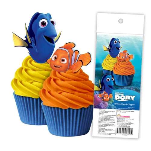 Edible Wafer Paper Cupcake Decorations - Finding Nemo - Click Image to Close